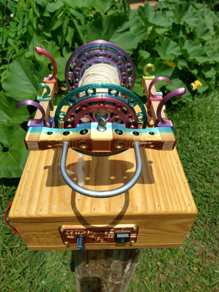 Art Yarn Spin-e-kube e-spinner spinning wheel Made to Order